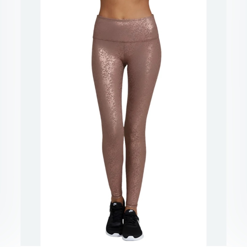 NOLI Shimmering Rose Gold Gloss Leggings - Picture 2 of 9